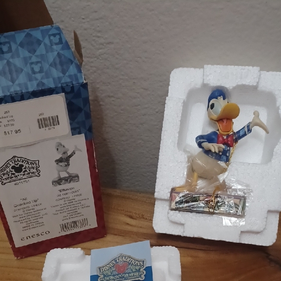 Walt Disney Showcase Collection All Quacked Up Nib Enesco Traditions Donald Duck